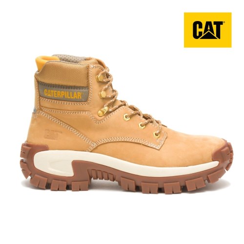 Caterpillar Invader Hi Steel Toe Werkschoenen Heren Bruin (ZSVF.NL)